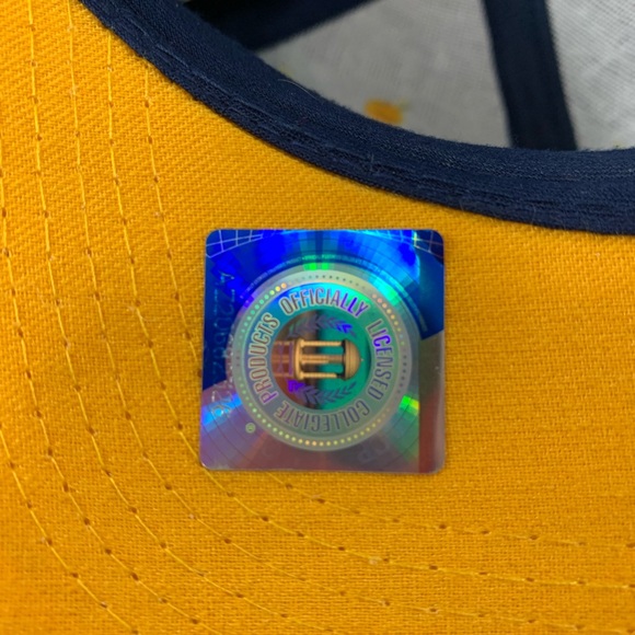 Georgia Tech Yellowjackets Fitted Two Tone Hat Cap Buzz. Duel Embroidered. - Picture 7 of 8